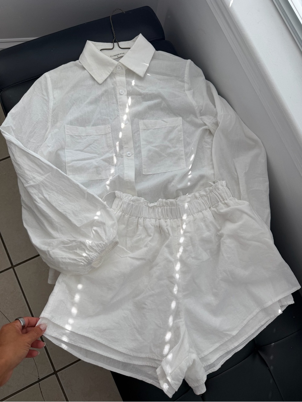 COMMENSE Aegean Two Piece Double Lined Shorts Set. Size S - Picture 2 of 7